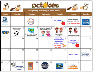 ✨October 2025 Activity Calendar ✨